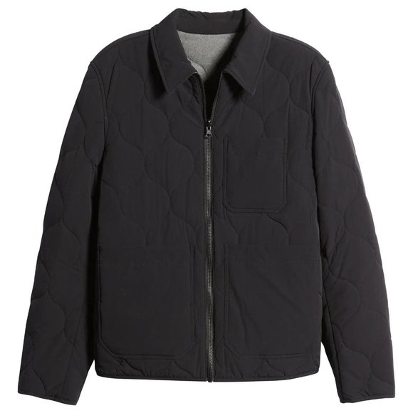 TED BAKER Schuss Black Reversible Quilted Jacket - Picture 6 of 7